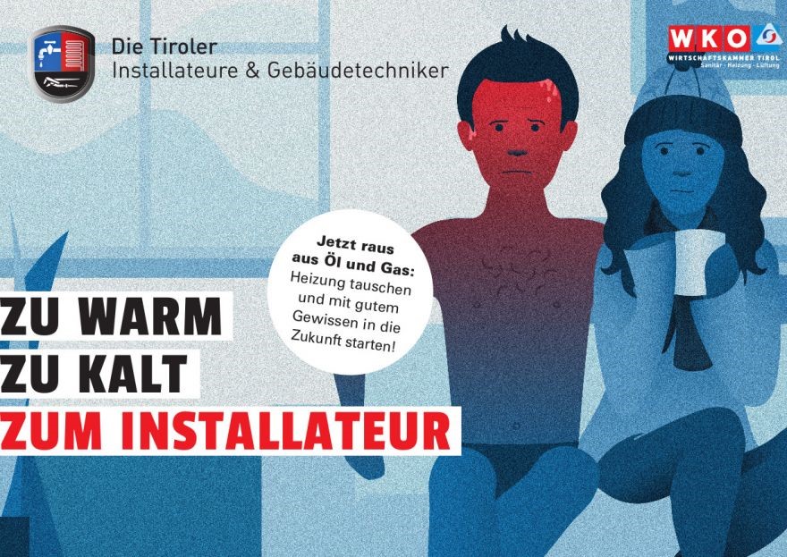Zu warm. Zu kalt. Zum Installateur!